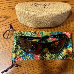 Maui Jim Polarized Wrap Sunglasses